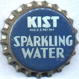 #BF175 - Group of 10 Kist Sparkling Water Cork Lined Soda Caps