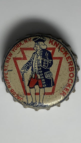 #BF240 - Rare Knickerbocker Beer Cork Lined Bottle Cap - Used condition