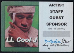 ##MUSICBP0312 - LL Cool J OTTO Cloth Backstage Pass from the 2013 Tour