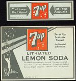 #ZLS053 - Early 7UP Neck and Bottle Label