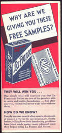 #UPaper076 - 1932 La France and Satina Laundry ...