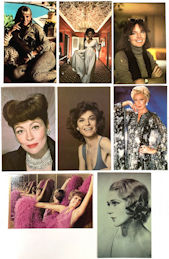 #CH520 - Group of 8 Female Movie Star Postcards...