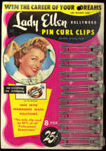 #CS303 - Lady Ellen Hollywood Pin Curl Clips - Elyse Knox