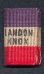 #PL334 - 1936 Alfred Landon and Frank Knox Presidential Campaign Collar Clip