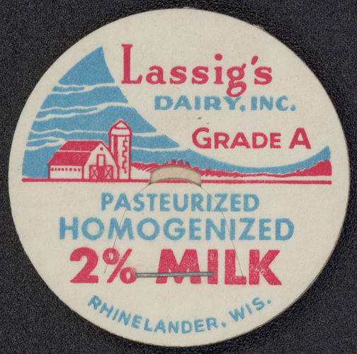 #DC106 - Lassig's Dairy 2% Milk Bottle Cap