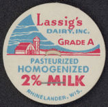 #DC106 - Lassig's Dairy 2% Milk Bottle Cap