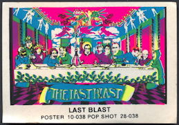 #MSH037 - "The Last Blast" Hippie Black Light mini "Poster" - Last Supper
