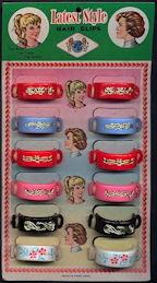 #CS577 - Display Card of 12 Latest Style Hair Clips
