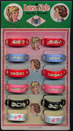 #CS577 - Display Card of 12 Latest Style Hair Clips