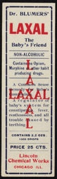 #ZBOT134 - Dr. Blumer's Laxal Remedy Label ...