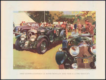 #MSPRINT276- 1929 Super-Charged Le Mans Bentley and 1926 3 Litre Bentley Wootton Print - As low as $5 each