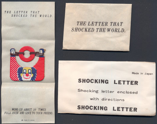 #TY642 - Shocking Letter Gag - Made in Japan - As low as $1 each
