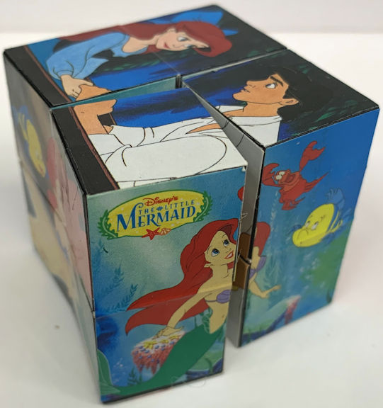 #CH460  - Disney Little Mermaid Cube Puzzle - Applause