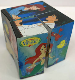 #CH460  - Disney Little Mermaid Cube Puzzle - Applause