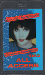 ##MUSICBP0880 - Linda Ronstadt OTTO Laminated All Access Backstage Pass from the Cry Like a Rainstorm Tour