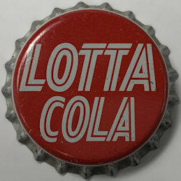 #BF218 - Group of 10 Lotta Cola Cork Lined Bottle Caps