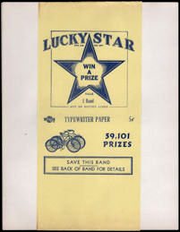 #CS593 - Pack of Lucky Star Typewriter Paper with Prize Offers