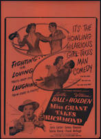 #CH326-23  - Lucille Ball Miss Grant Takes Richmond Movie Poster/Broadside