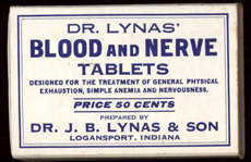 #CS288 - Dr. Lynas Blood and Nerve Tablets Box