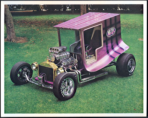 #MSPRINT283 - 1960s The Milk Truck Car Print - Bob Reisner