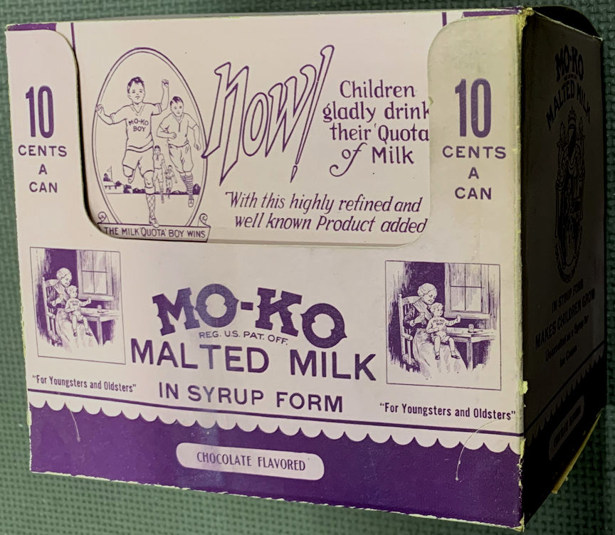 #CS608.1 - MO-KO Malted Milk Display Box - AS IS