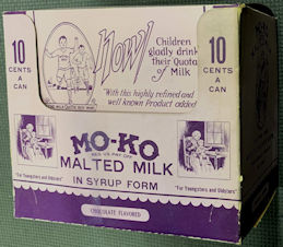 #CS608.1 - MO-KO Malted Milk Display Box - AS IS