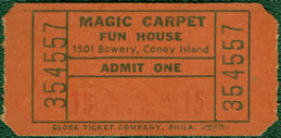 #MISCELLANEOUS370 -  Unused Coney Island Ticket...