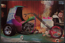 #BGTransport501 - Ed Roth Mail Box Car Postcard