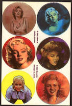 #CH350 - Group of 12 Marilyn Monroe Sticker Sheets Licensed by the Estate