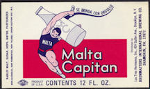 #ZLBE092- Malta Capitan Non-Alcoholic Beer Label