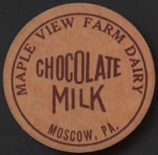 #DC154 - Uncommon Maple View Farm Chocolate Milk Bottle Cap