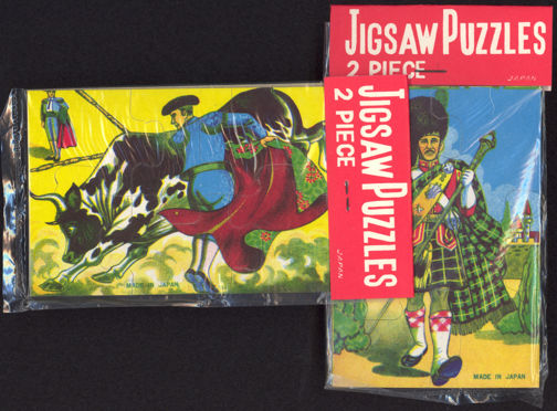 #TY529 - Two Made in Japan Puzzles in One Package - Matador and Scotsman