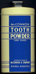 #CS360 - Large McConnon Tooth Powder Tin