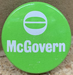 #PL414 - McGovern Presidential Run Ecology Pinback