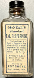 #CS561 - Bottle of McNeal's Standard Extract of Peppermint