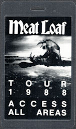 ##MUSICBP0631  - Meat Loaf Laminated OTTO Backs...