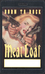 ##MUSICBP0536  - Meat Loaf Perri Laminated VIP ...