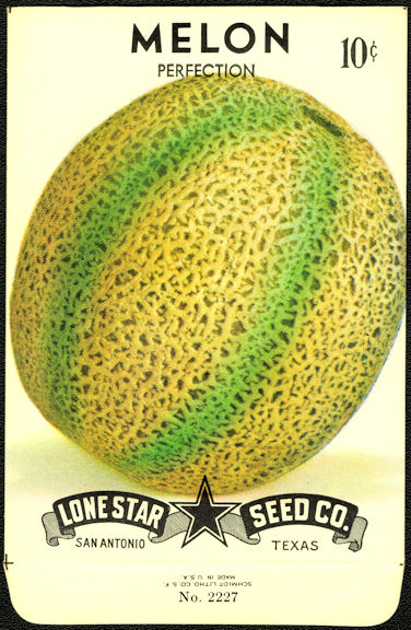 #CE060 - Perfection Melon Lone Star 10¢ Seed Pack - As Low As 50¢