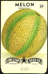 #CE060 - Perfection Melon Lone Star 10¢ Seed Pack - As Low As 50¢