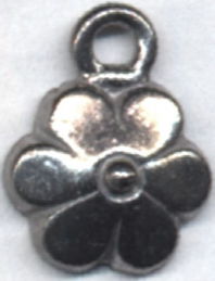 #BEADSC0292 - Pot Metal Flower Charm