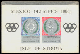 #UPaper022 - Oversized Collector Stamp from the 1968 Mexico Olympics