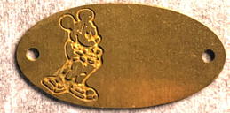 #CH723 - Brass Tag from Disney Magic Kingdom Opening