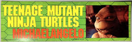 #CH591 - Bumper Sticker from the 1990 Teenage Mutant Ninja Turtle Movie - Michaelangelo