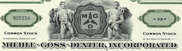 #ZZCE061 -Miehle-Goss-Dexter, Incorporated Stock Certificate
