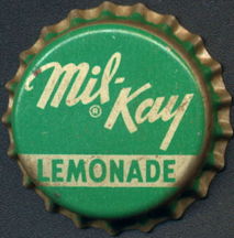 #BF184 - Cork Lined Mil-Kay Lemonade Bottle Cap