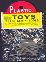 #TY544 - 12 Mini Toy Tools in Header Bag