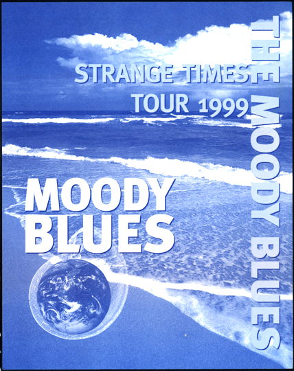 ##MUSICBQ0088 - Moody Blues OTTO Door Sign from the 1999 Strange Times Tour