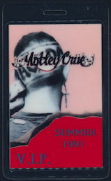 ##MUSICBP0427 - Motley Crue AC/DC Laminated VIP Backstage Pass from the 1991 Monsters of Rock Tour