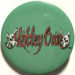 ##MUSICBG0169 - 1989 Licensed Motley Crue Pinback Button from "Button-Up"