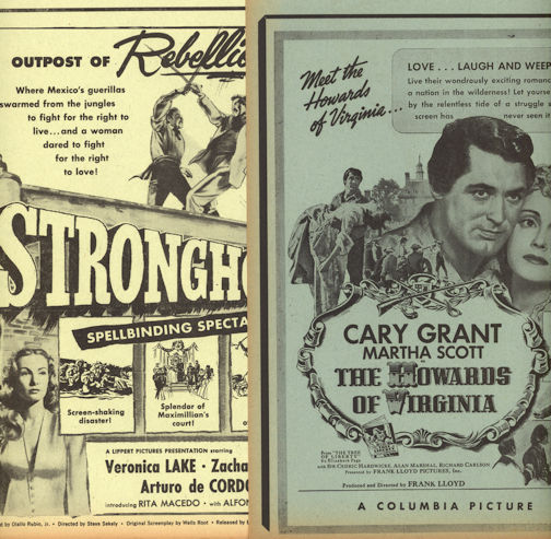#CH406  - 1940s First Run Movie Posters Broadsides - As low as $1.50